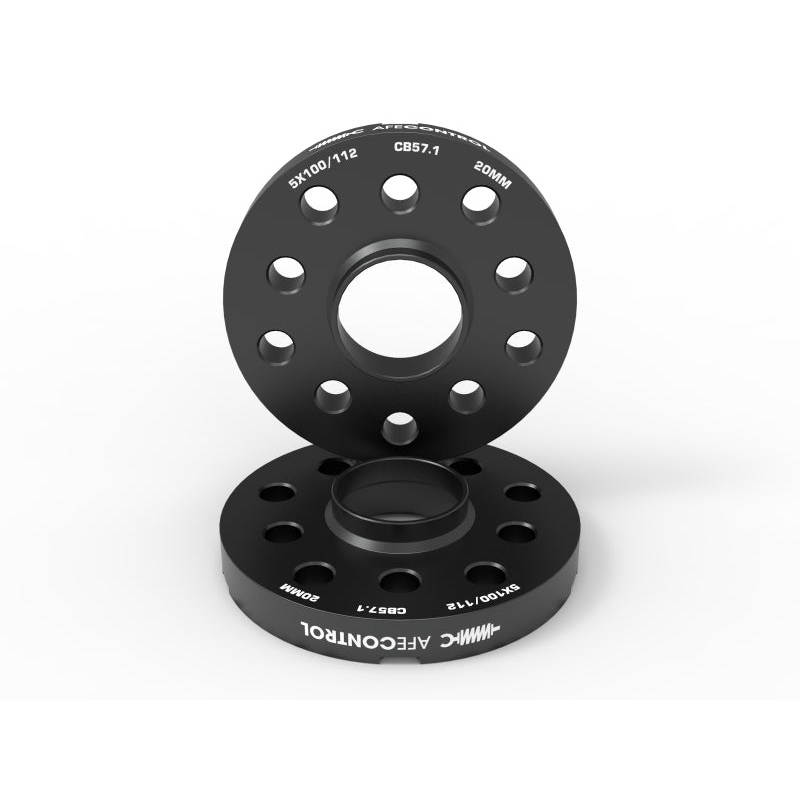 aFe CONTROL Billet Aluminum Wheel Spacers 5x100/112 CB57.1 20mm - Volkswagen/Audi