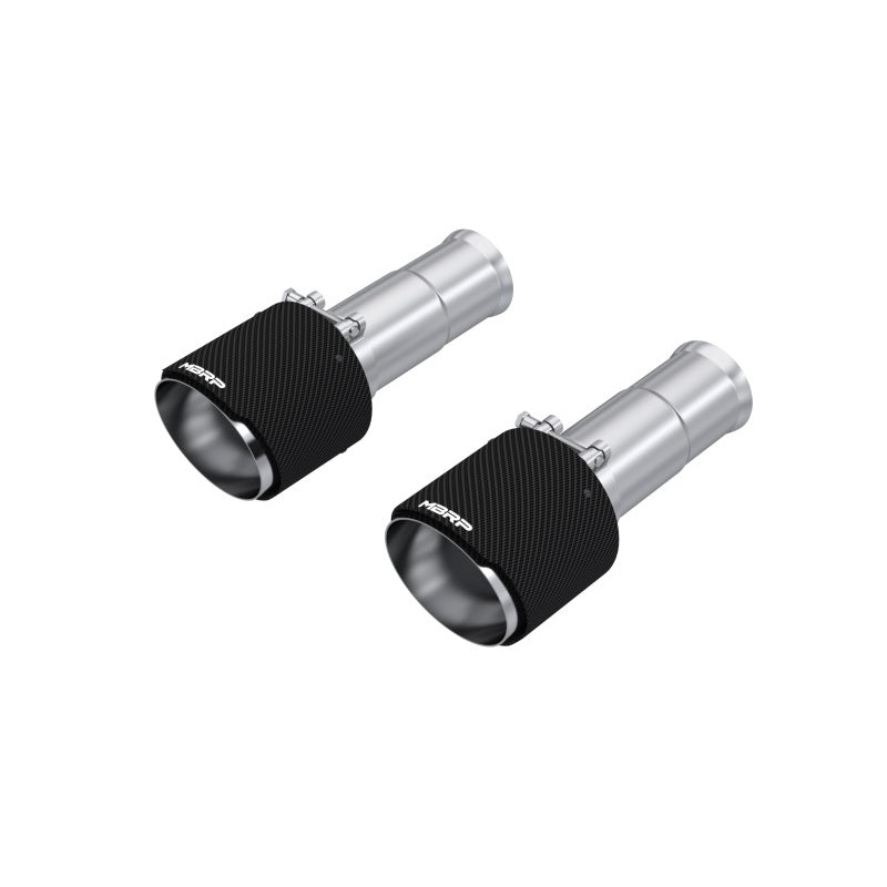 MBRP 2025+ RAM 1500 3.0L 5in. Dual Tips - Carbon Fiber
