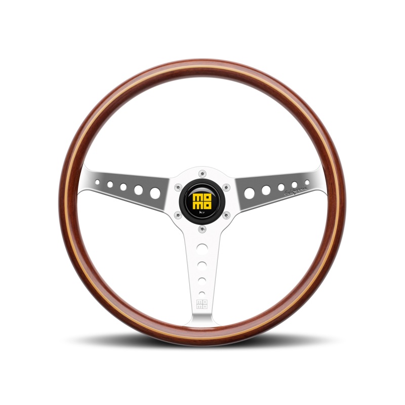 Momo California Wood Steering Wheel 360 mm - Mahogany Wood/Pol Spokes