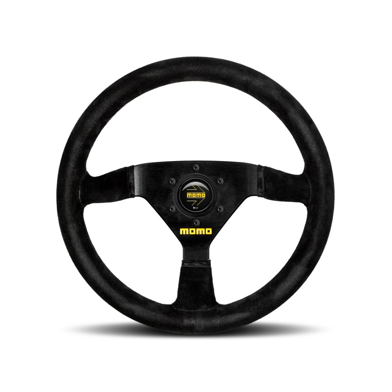 Momo MOD69 Steering Wheel 350 mm -  Black Suede/Black Spokes