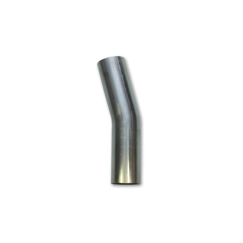 Vibrant 2in O.D. T304 SS 15 deg Mandrel Bend 4in x 4in leg lengths (2in Centerline Radius)