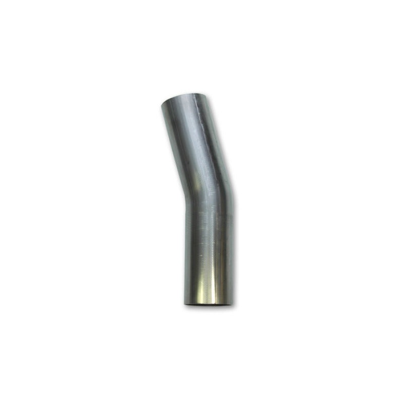 Vibrant 4in OD T304 SS 15 Deg Mandrel Bend 5in Leg Length (6in Centerline Radius)