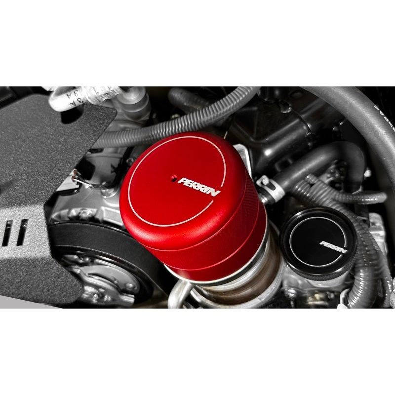 Perrin 2015+ Subaru WRX/STI Oil Filter Cover - Red