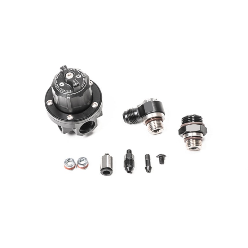 Radium Engineering 8AN ORB Direct Mount Regulator-Rotating Assembly (DMR-RA) - Black