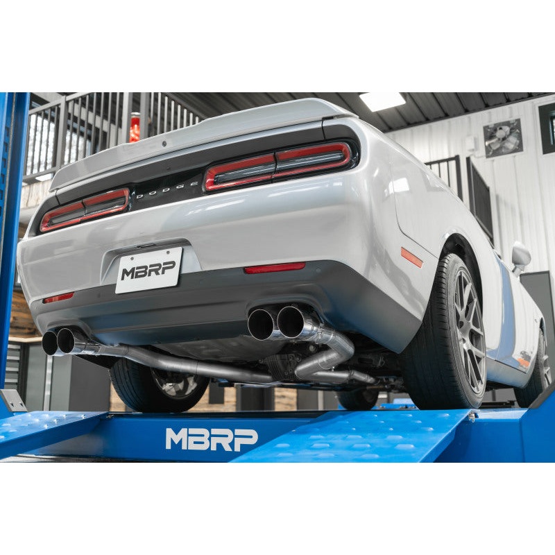 MBRP 15-16 Dodge Challenger 5.7L HEMI Cat Back Dual Split Rear