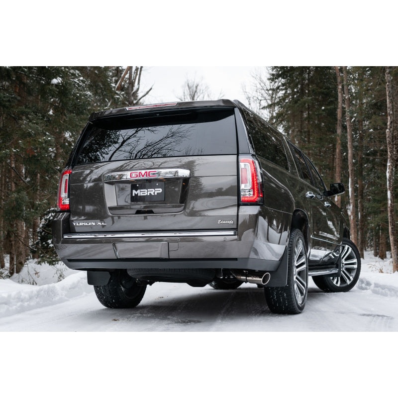 MBRP 15-20 GM Tahoe/Suburban/Yukon/Yukon XL/Escalade T304 Stainless Steel 3in. Cat Back -Single Side