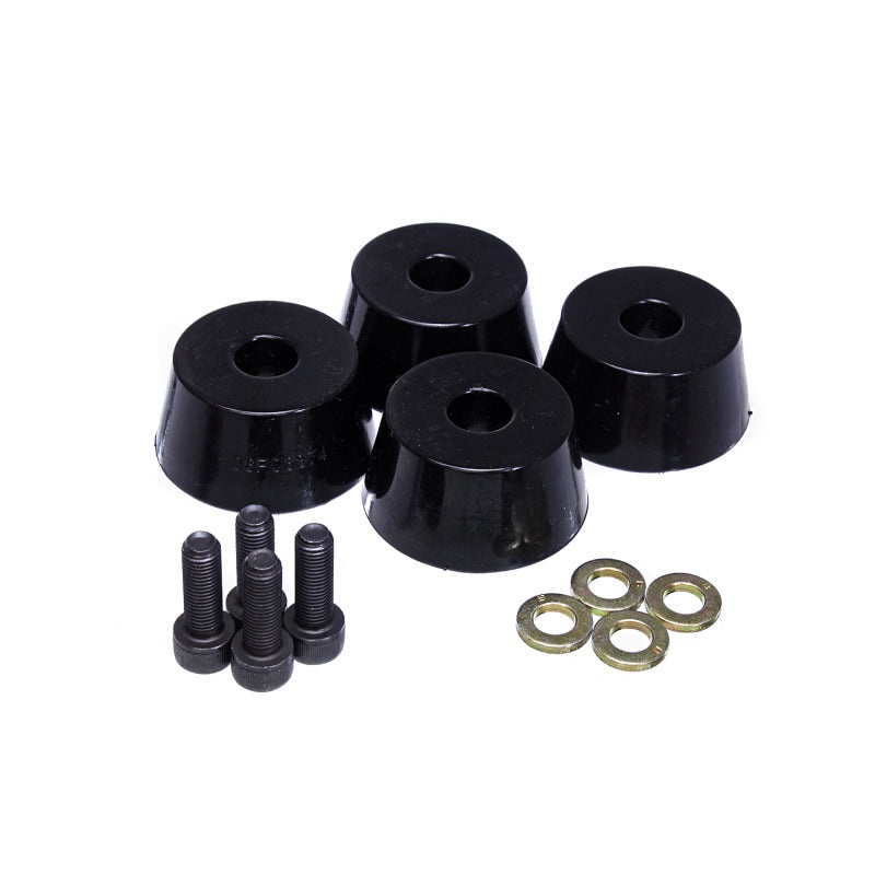 Energy Suspension 96-02 Toyota 4Runner Front Hyper Flex Bump Stop Set - Black