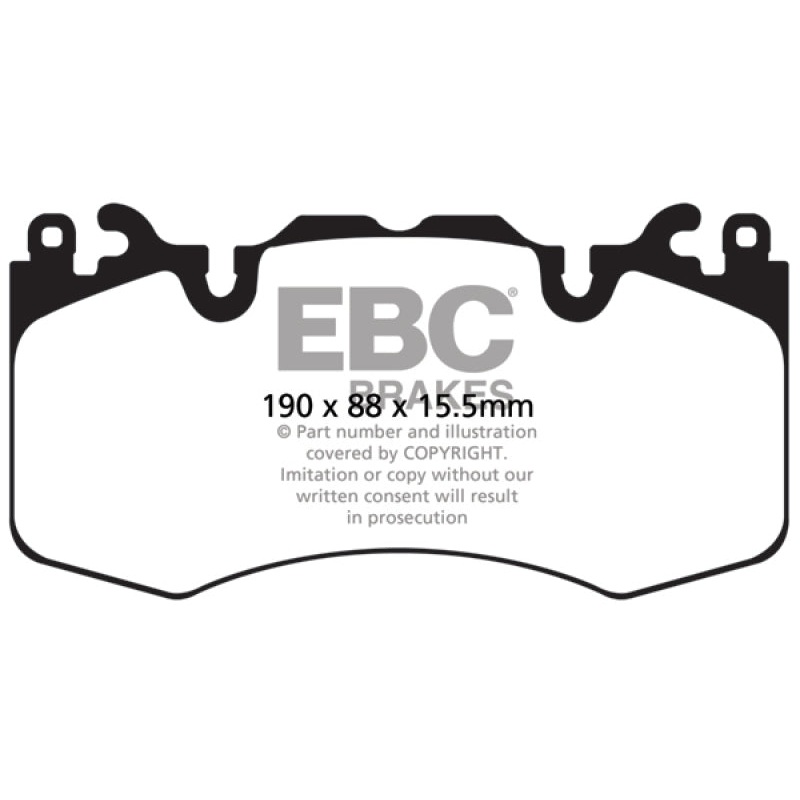 EBC 13+ Land Rover Range Rover 3.0 Supercharged Greenstuff Front Brake Pads