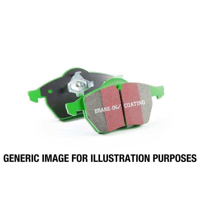 EBC 15+ Fiat 500X 1.4 Turbo Greenstuff Rear Brake Pads