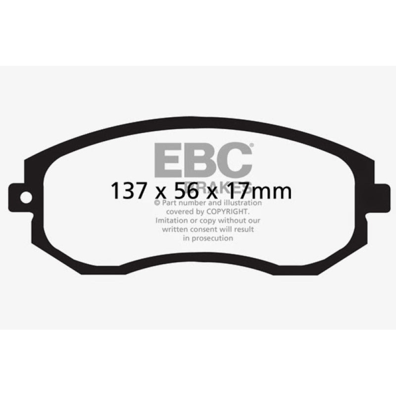EBC 2012+ Subaru BRZ/FRS/86 2.0L Bluestuff Front Brake Pads