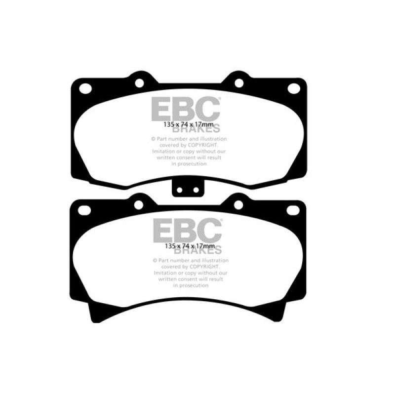 EBC 05-07 Hummer H3 3.5 Yellowstuff Front Brake Pads
