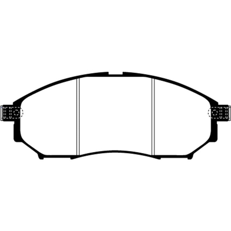 EBC 08-13 Infiniti EX35 3.5 Greenstuff Front Brake Pads