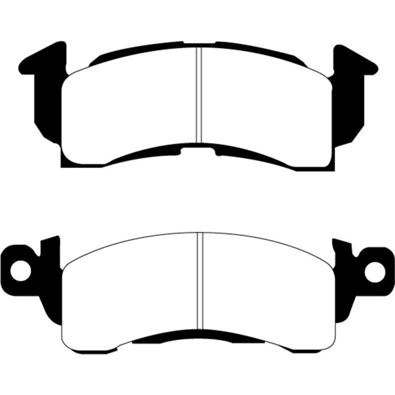 EBC 85-90 Chevrolet Astro Van 2WD Greenstuff Front Brake Pads