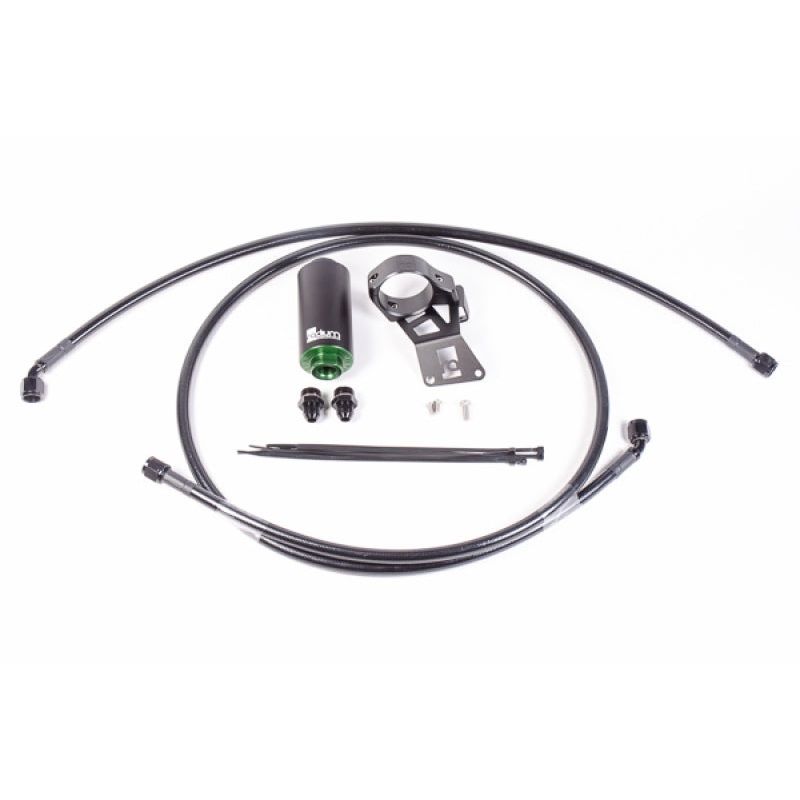 Radium Engineering Mitsubishi Evo X Fuel Hanger Feed Kit - Microglass Filter