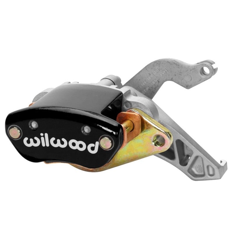 Wilwood Caliper-MC4 Mechanical-L/H - Black w/ Logo 1.19in Piston .81in Disc