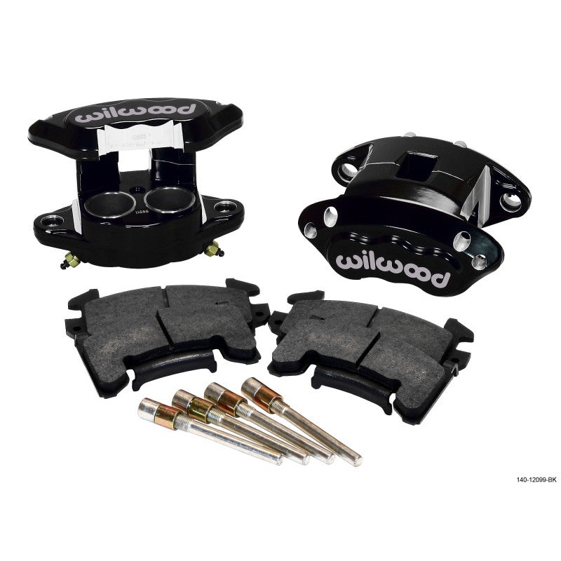 Wilwood D154 Front Caliper Kit - Black 1.62 / 1.62in Piston 1.04in Rotor