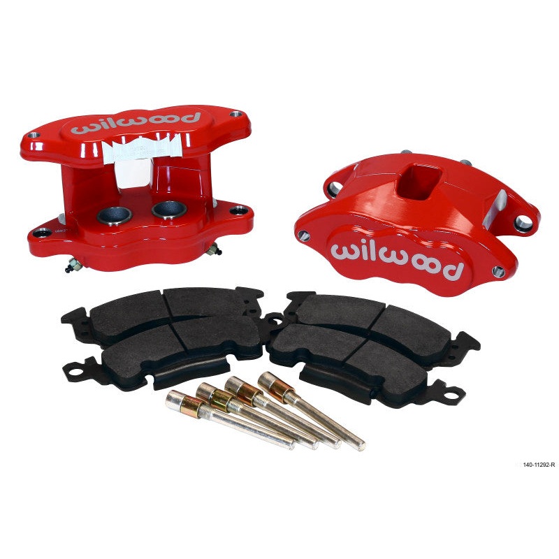 Wilwood D52 Rear Caliper Kit - Red 1.25 / 1.25in Piston 1.28in Rotor