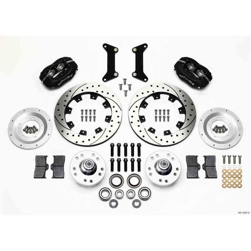 Wilwood Forged Dynalite Front Kit 12.19in Drilled 79-87 GM G Body