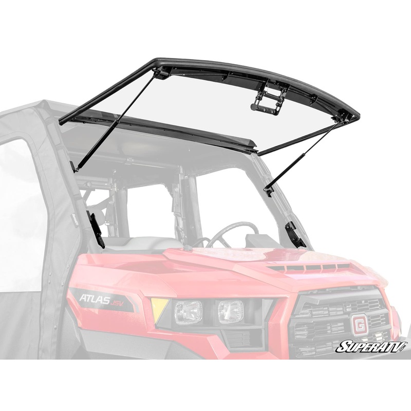 SuperATV Gravely Atlas JSV Scratch-Resistant Flip Windshield