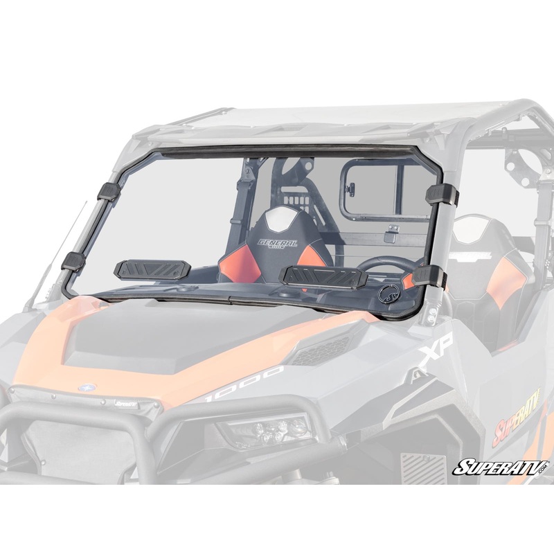 SuperATV Polaris General XP 1000 Vented WindshieldScratch Resistant