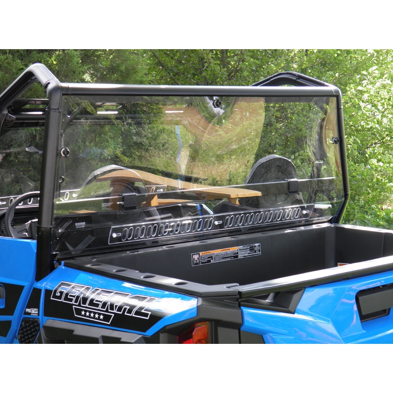 Polaris General - 1 Pc Lexan Back Panel w/Vent Option