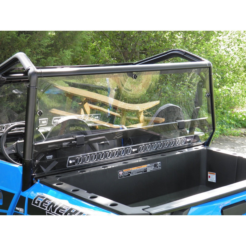 Polaris General Crew - Lexan Back Panel w/Vent Option