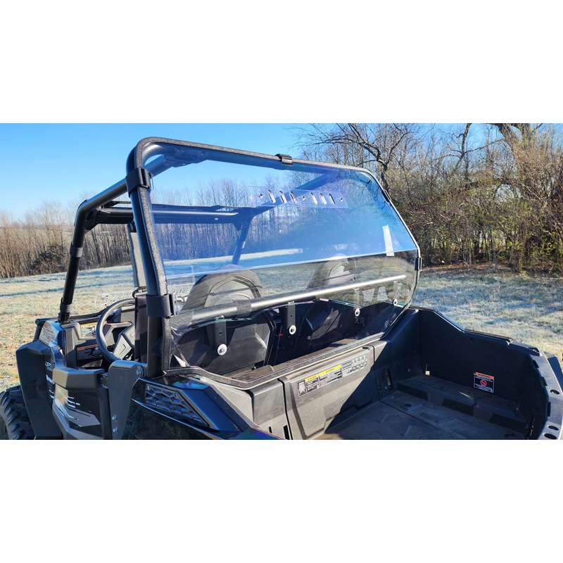 Polaris RZR 900 -1 Pc Lexan Back Panel w/Vent and Clamp Options