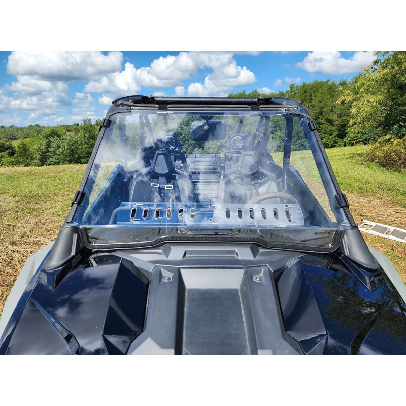 Polaris RZR Pro XP 4/Turbo R 4 - 1 Pc Scratch-Resistant Windshield with Clamp and Vent Options