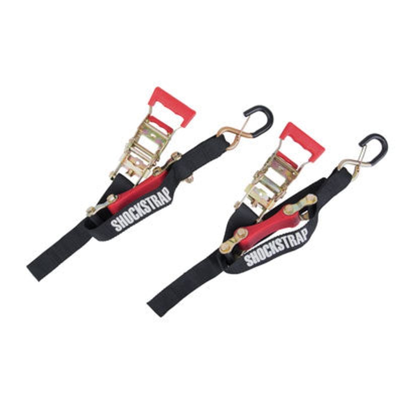 ShockStrap Ratchet Strap Tie Down (Pair) - 7' Length