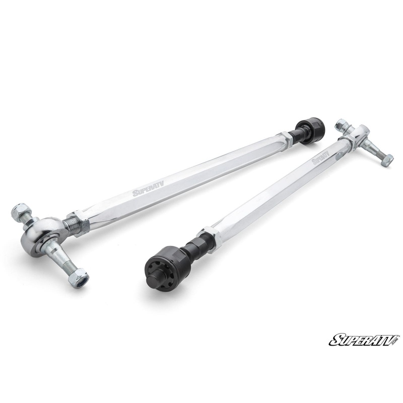 SuperATV Polaris Xpedition Billet Aluminum Hex Tie Rod Kit for Long Travel Kits