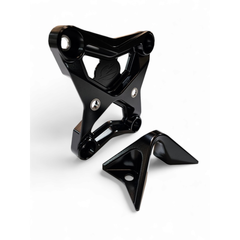 2017-2021 Can Am X3 Maverick EOD Radius Rod Plate with Tow Hook Black