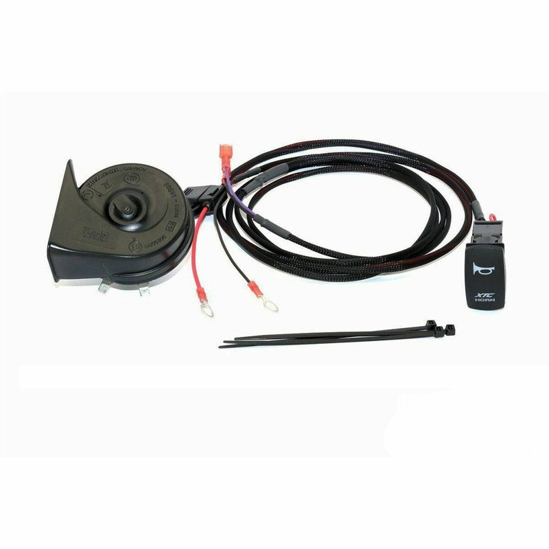 Polaris RZR Plug & Play Horn Kit with Blue LED Rocker Switch