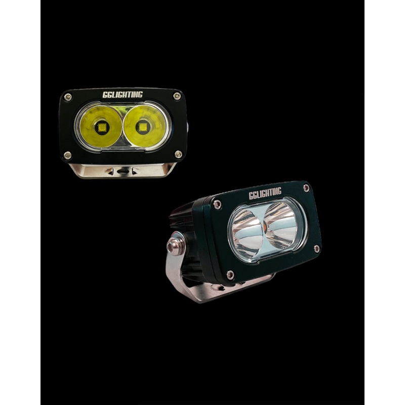 GP10 Offroad LED Pod Bundle White With Wiring Harness