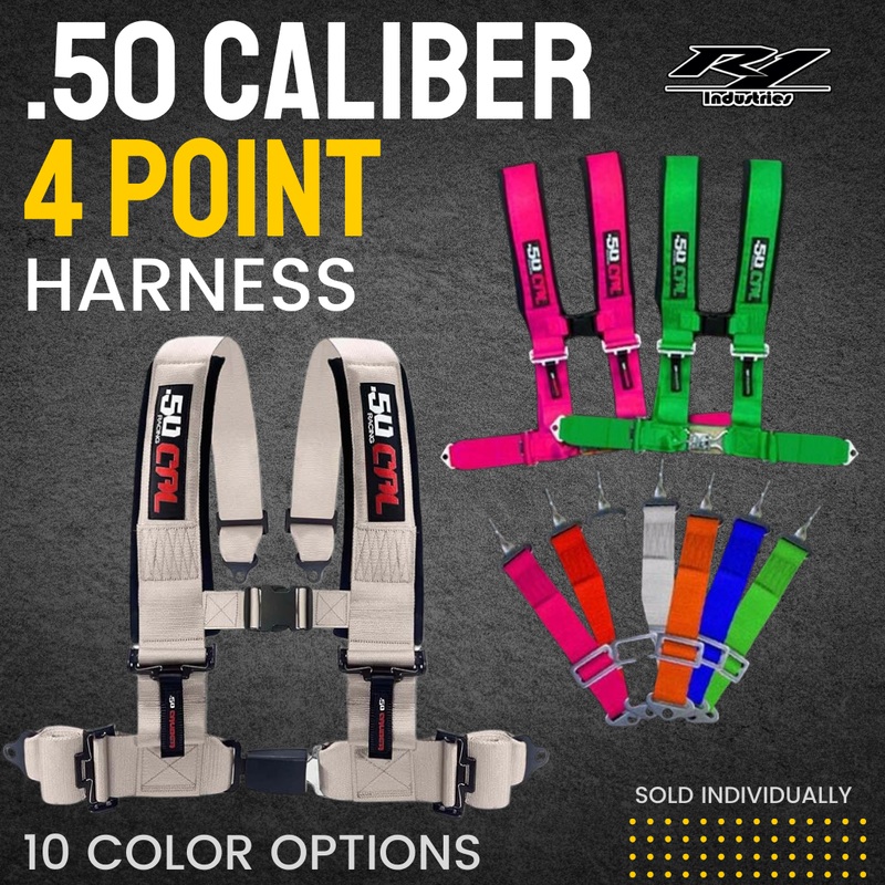 4 Point Seat Belt Harness With Push Button Release