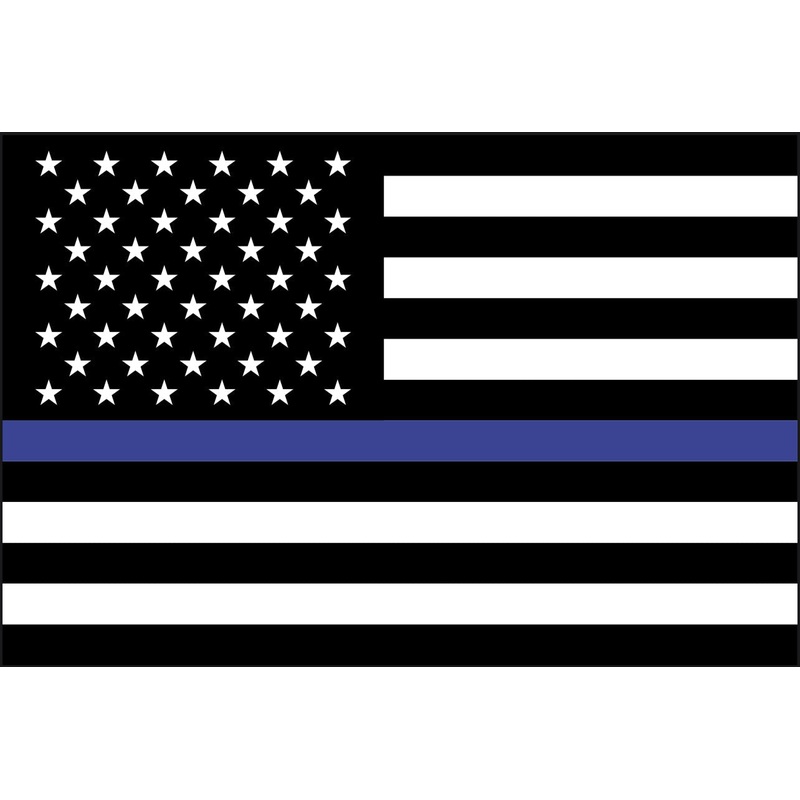 Thin Blue Line FLAG 2x3 Double Sided Grommet Flag