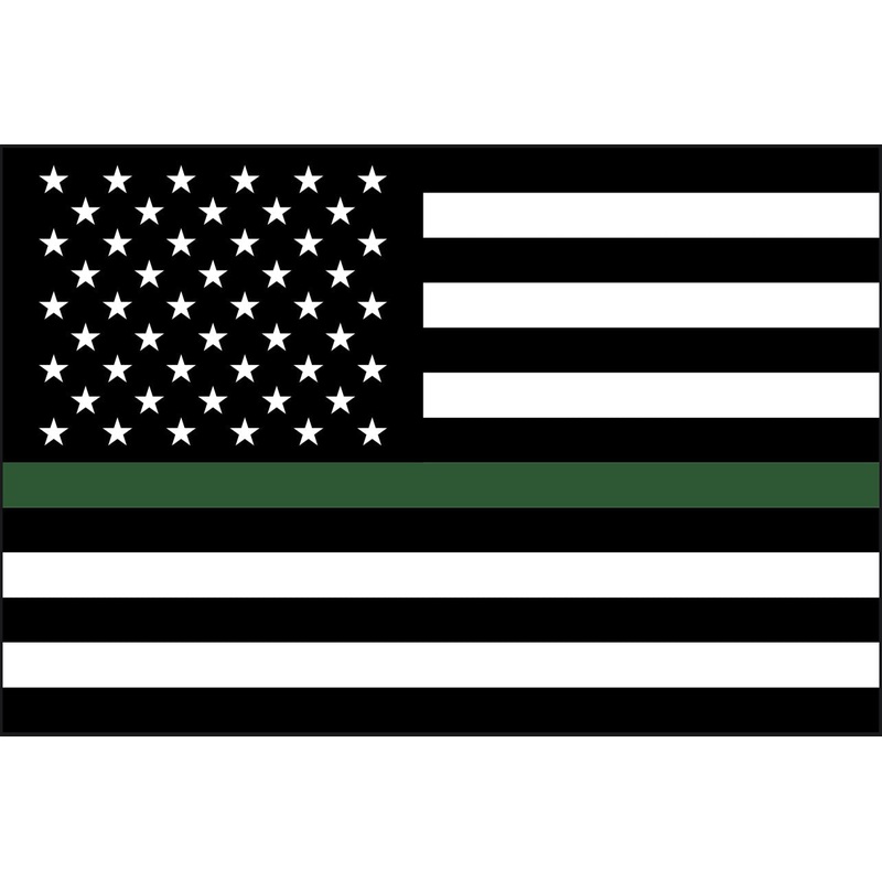 Thin Green Line FLAG 2x3 Double Sided Grommet Flag