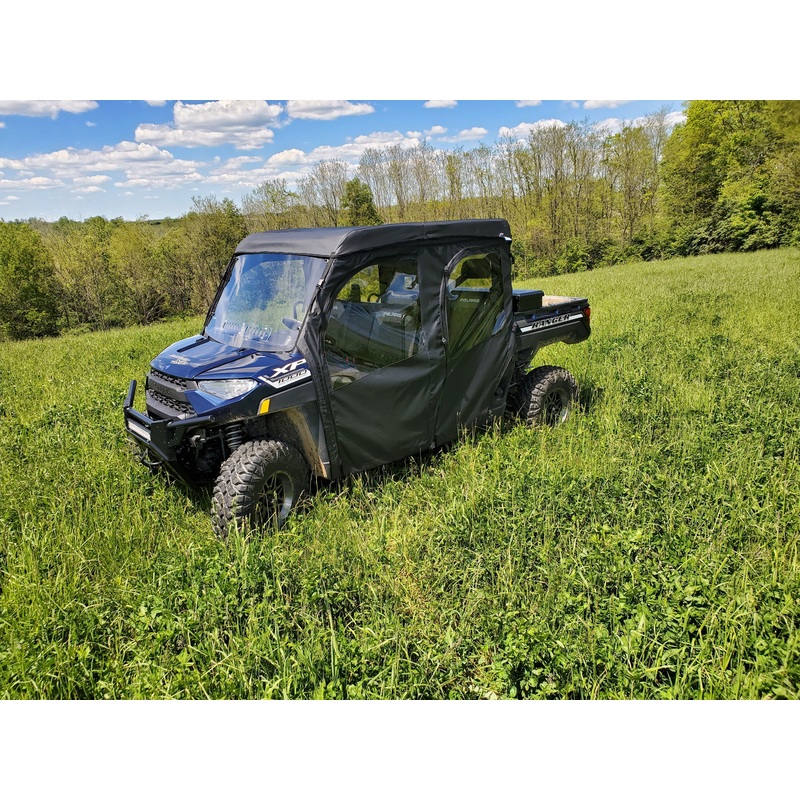 Polaris Ranger Crew 1000 - Full Cab Enclosure For Hard Windshield