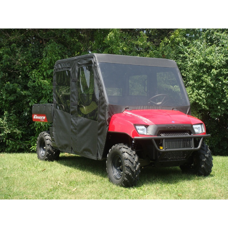 Polaris Ranger Crew 700 (2008-2009) - Full Cab Enclosure with Vinyl Windshield
