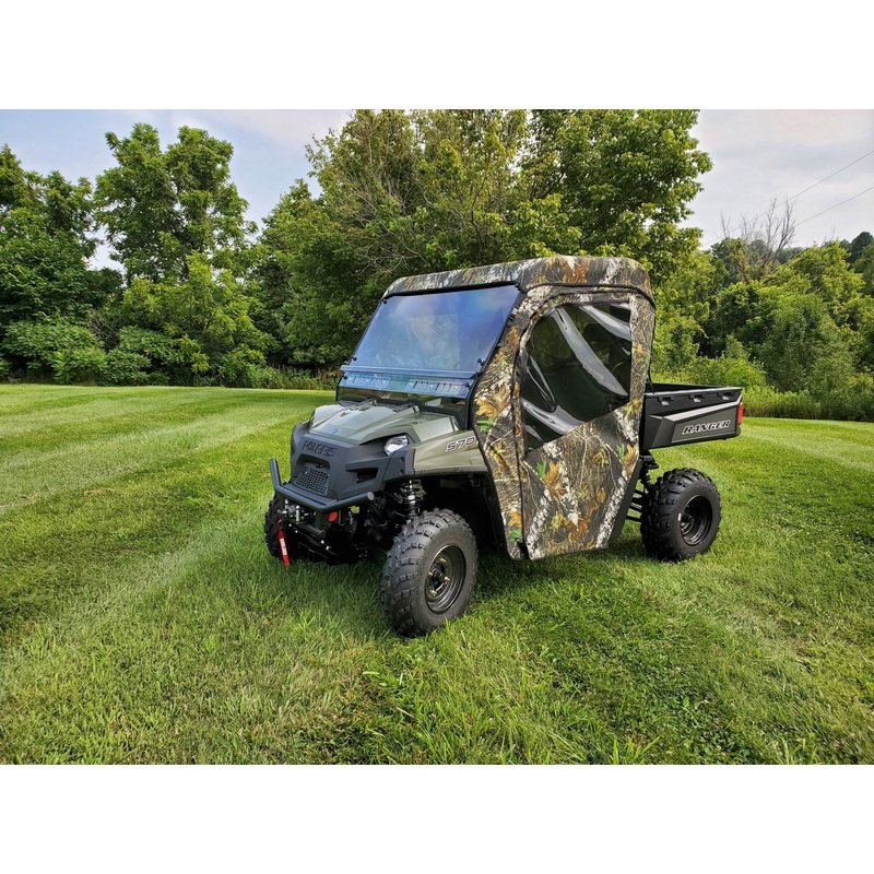 Polaris Ranger Full-Size 570 3-Passenger - Full Cab Enclosure for Hard Windshield