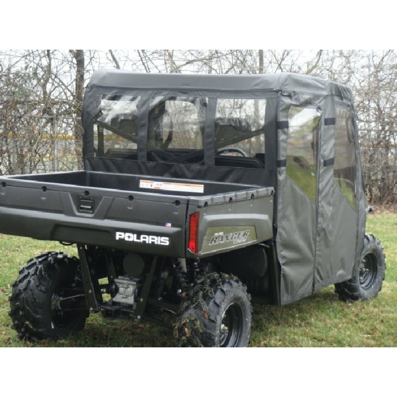 Polaris Ranger Full-Size Crew 570 - 6 Passenger - Full Cab Enclosure for Hard Windshield