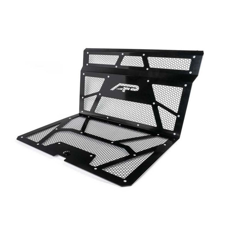 Vented Engine Cover Gloss Black | Matte Black Polaris RZR XP 1000 | XP Turbo