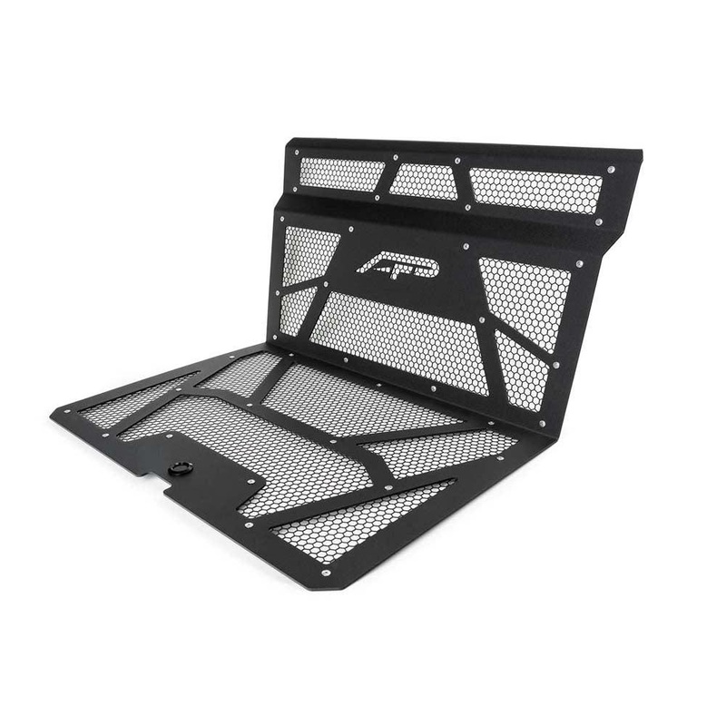 Vented Engine Cover Matte Black | Matte Black Polaris RZR XP 1000 | XP Turbo