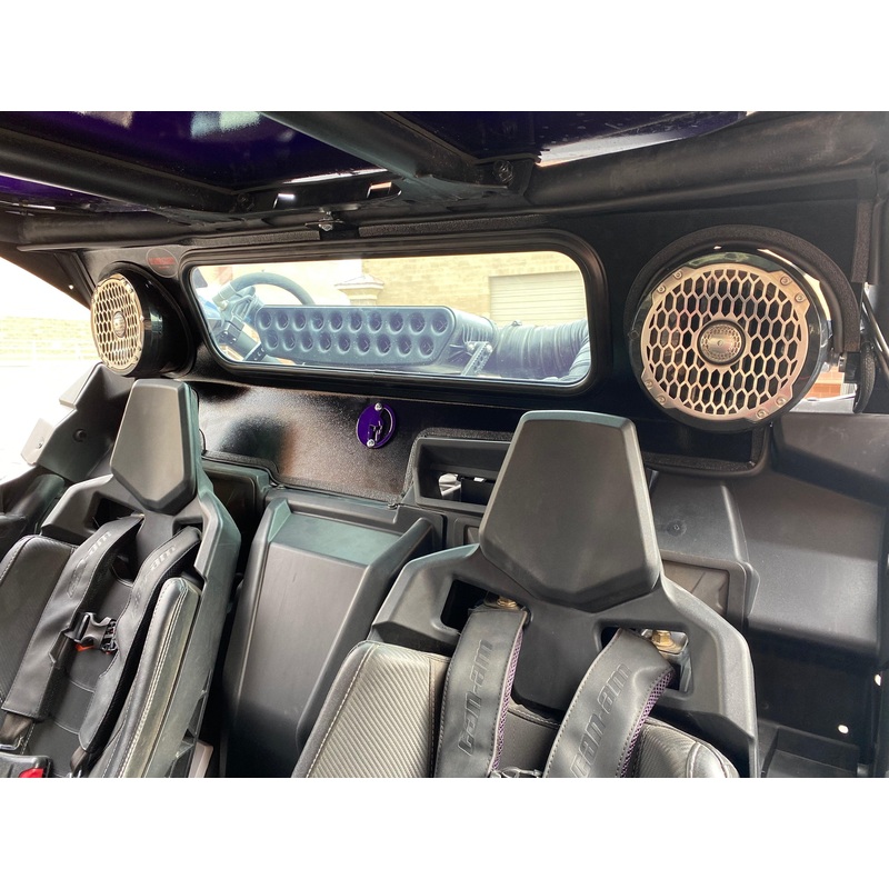 Can-Am X3 Rear Windshield with Speaker Cut-Outs (2016+)