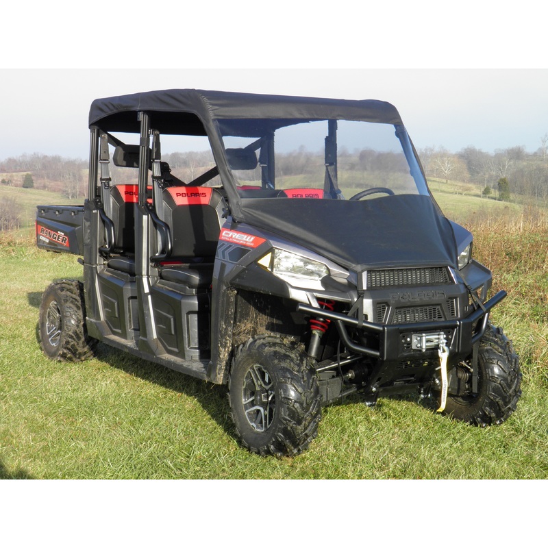 Polaris Ranger Crew 1000 - Vinyl Windshield/Top Combo