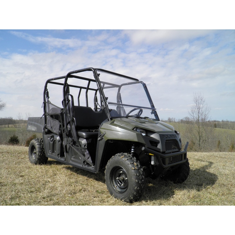Polaris Ranger Mid-Size Crew - 2 Pc Scratch-Resistant Windshield