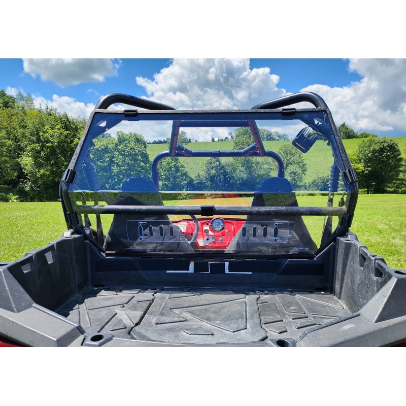 Polaris RZR 570/800/900 - 1 Pc Lexan Back Panel w/Vent Option
