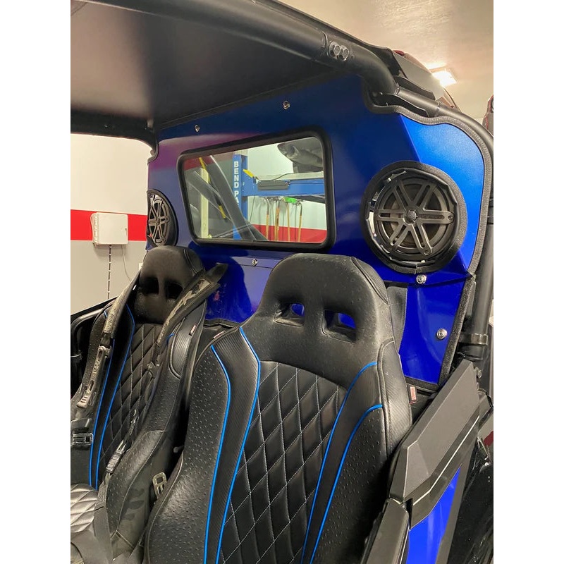 Polaris RZR Turbo S Rear Windshield W/ Speaker Cut-Outs (2018+)