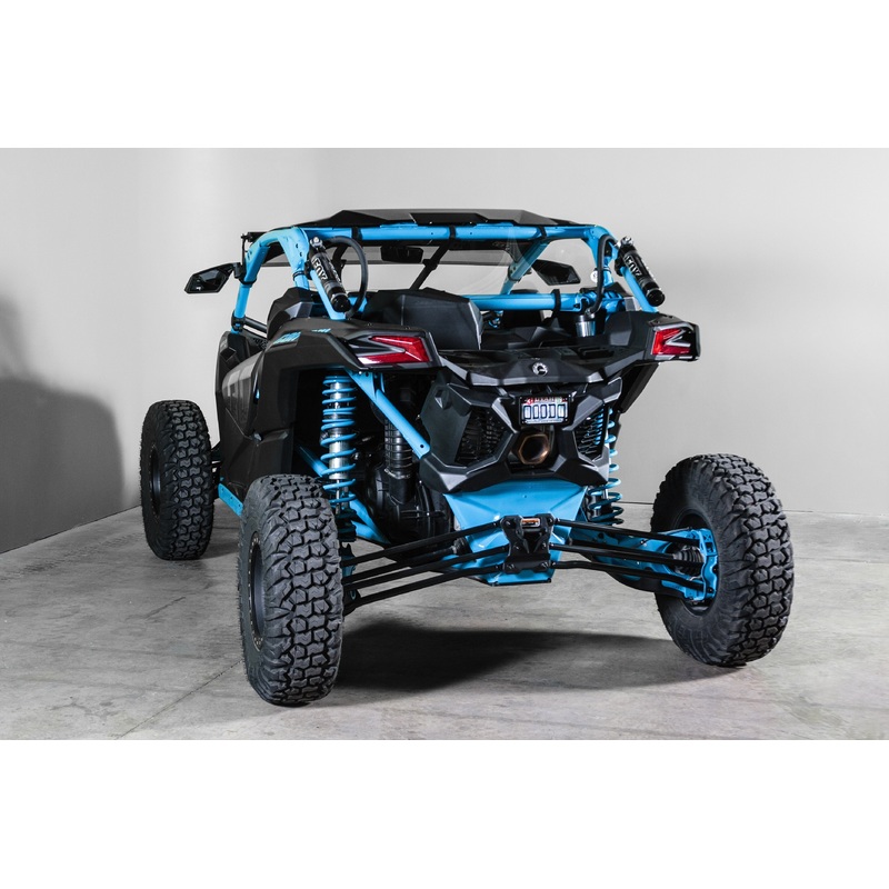 Can-Am Maverick X3 Back Windshield 3/16" Scratch Resistant (Fits with/without Intrusion)
