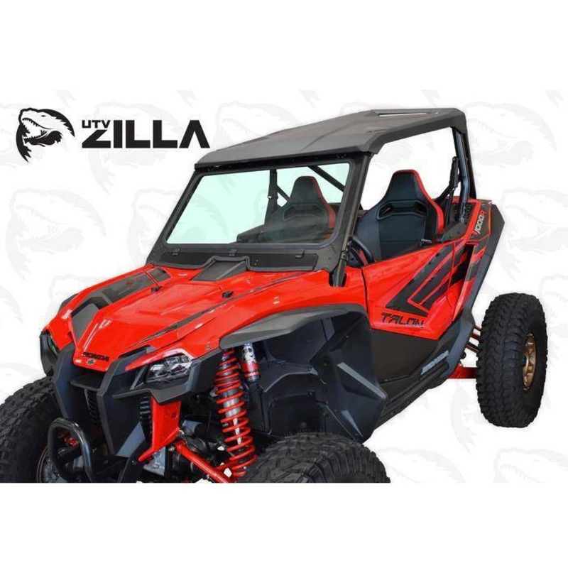 Honda Talon Vented Full Glass Windshield with Wiper (2019+)