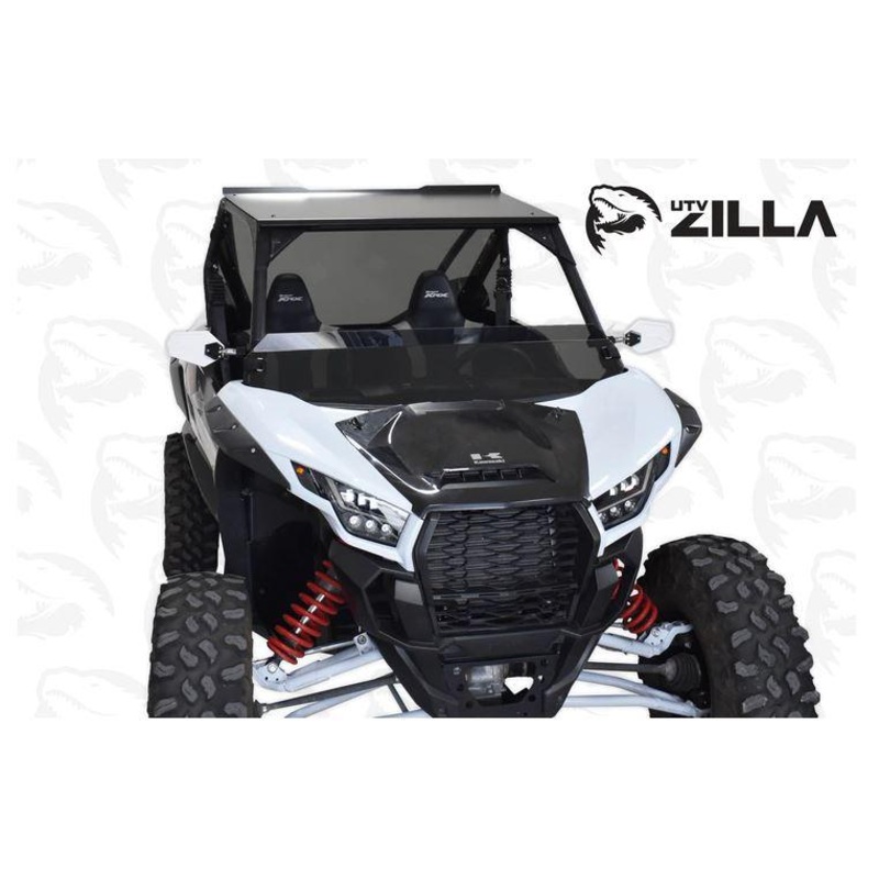 Kawasaki KRX 1000 Tinted Half Polycarbonate Windshield (2019+)